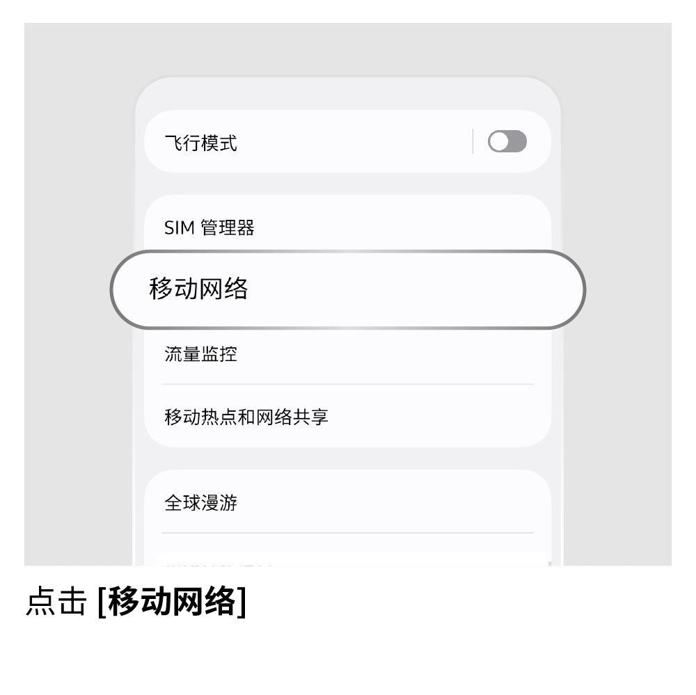 设置 APN