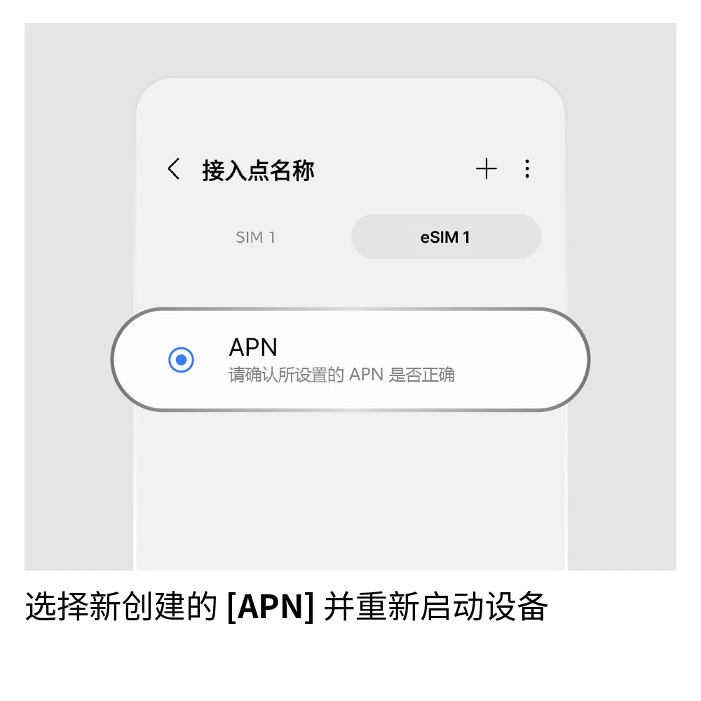 设置 APN