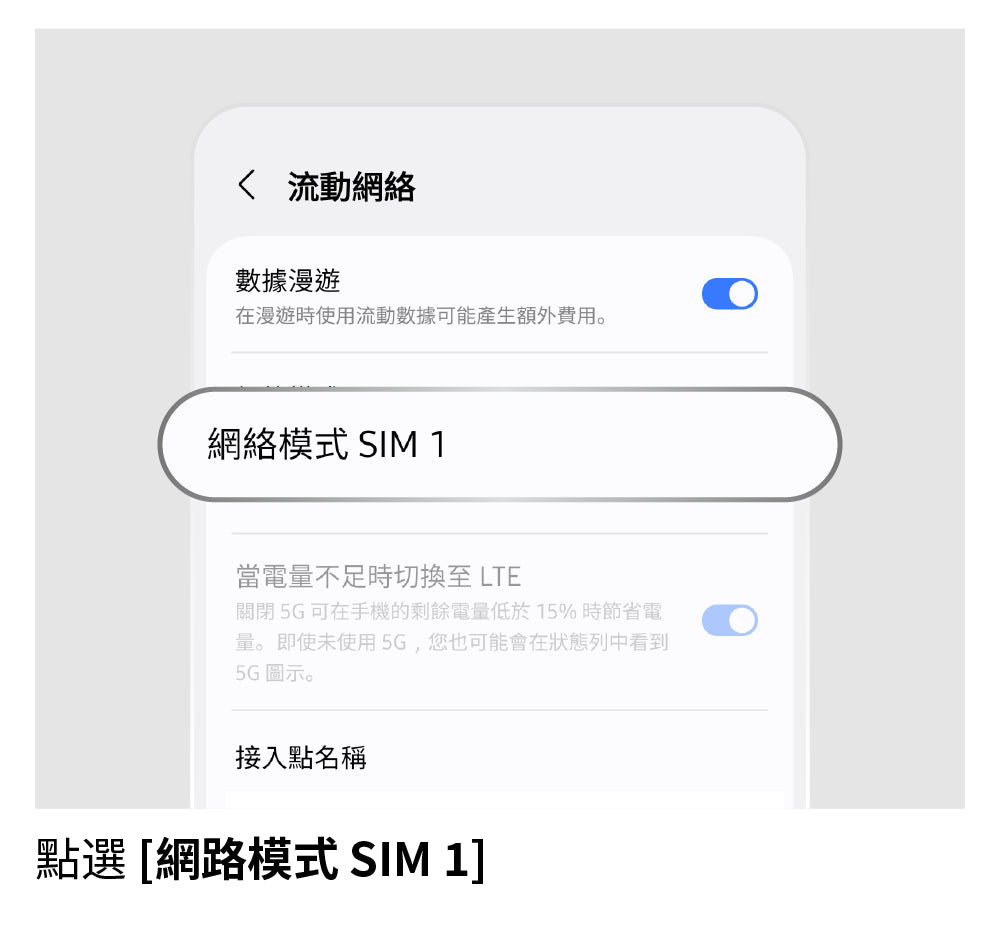 切換至 LTE