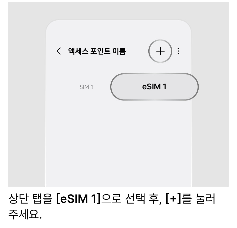 APN 설정