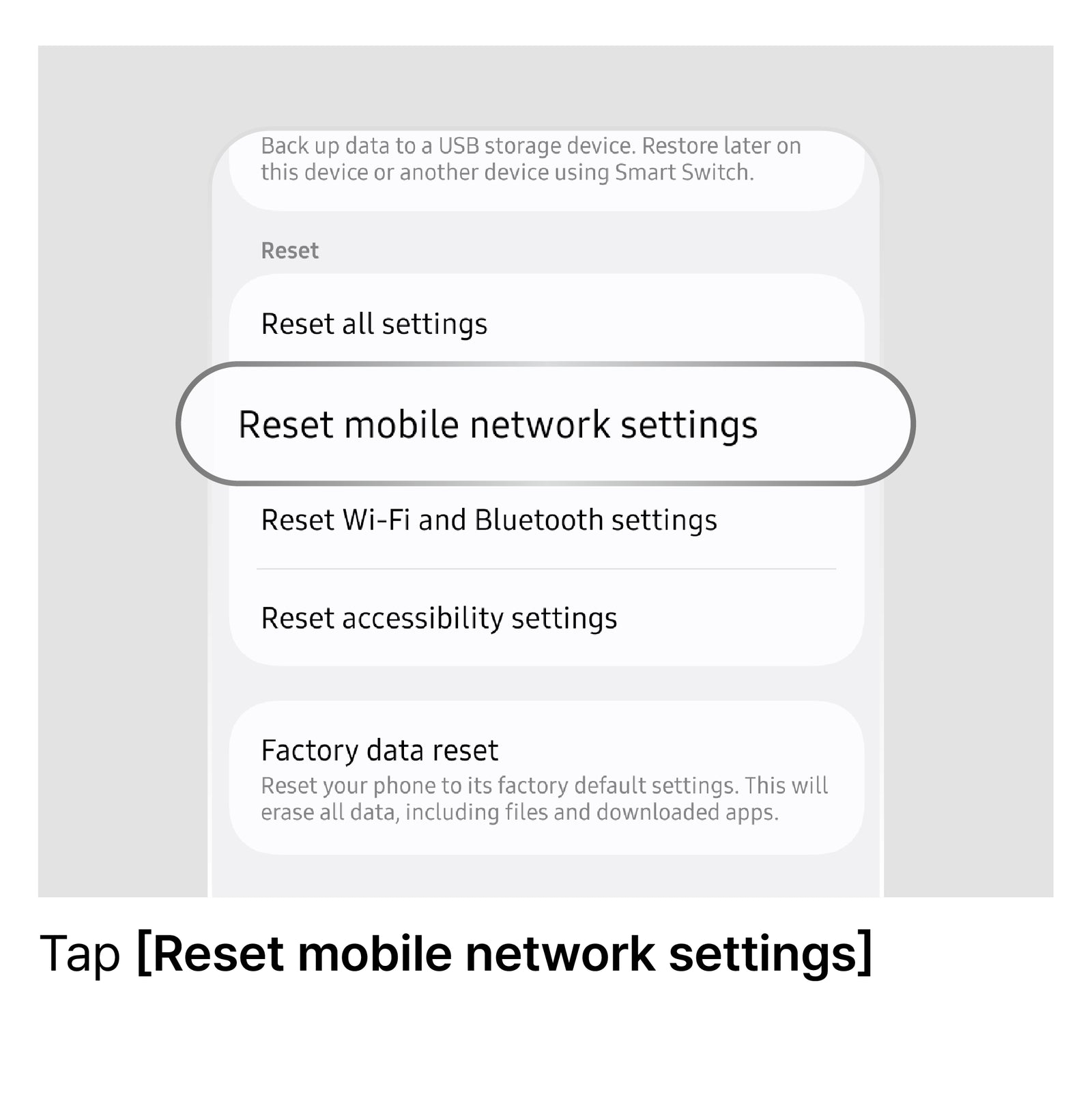 Reset Network Settings