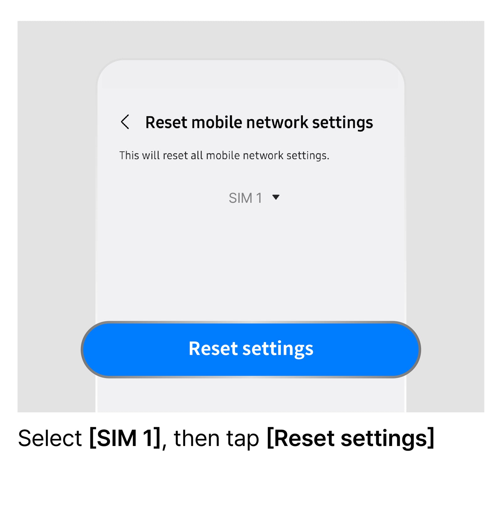 Reset Network Settings