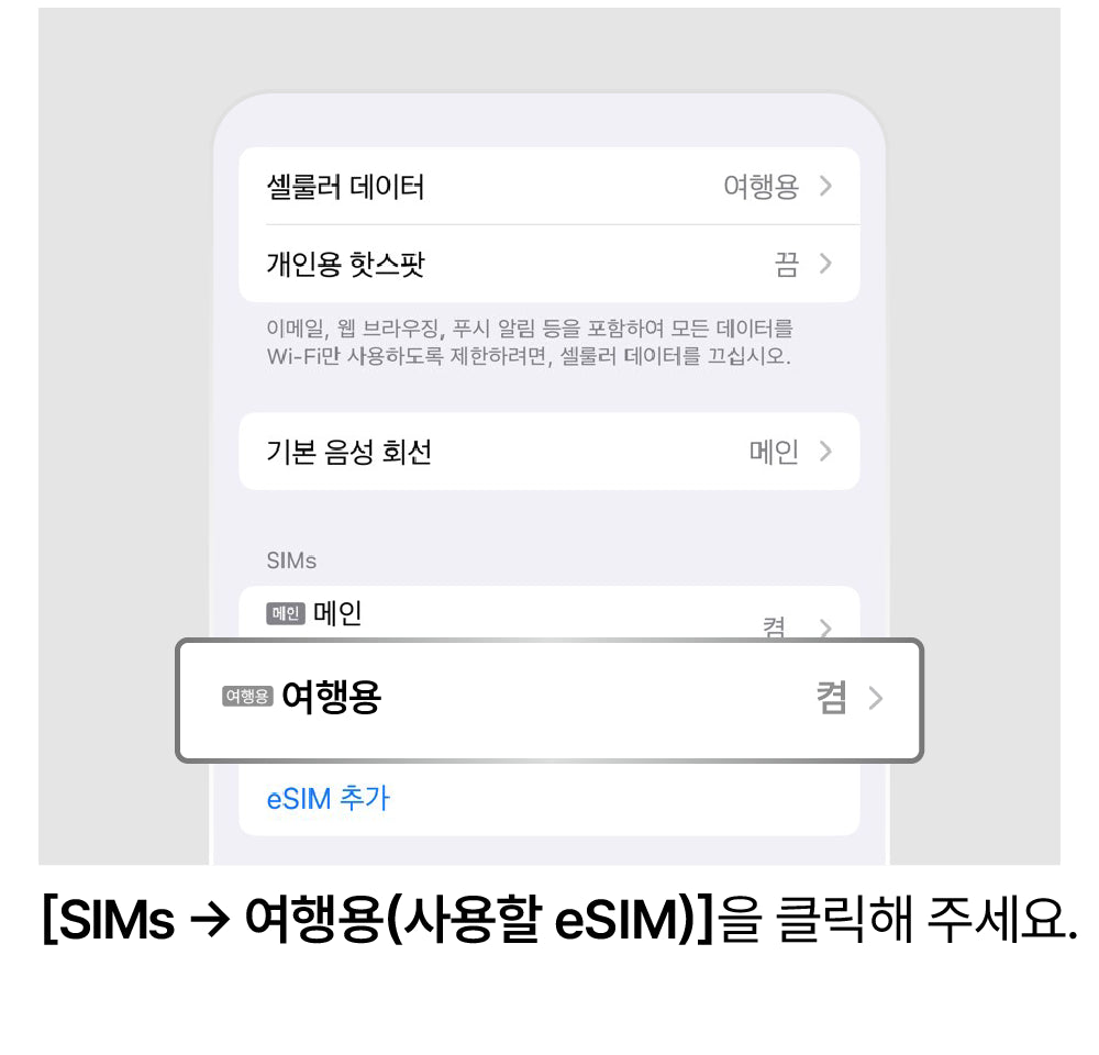 APN 설정