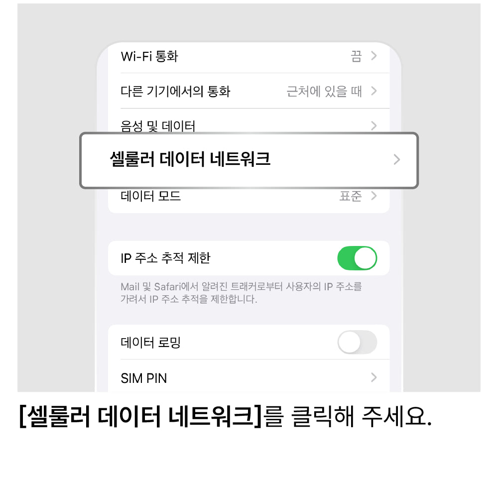 APN 설정