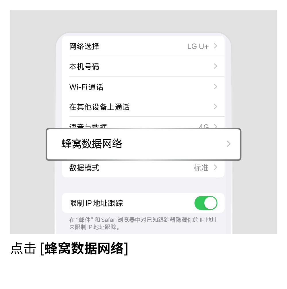 设置 APN