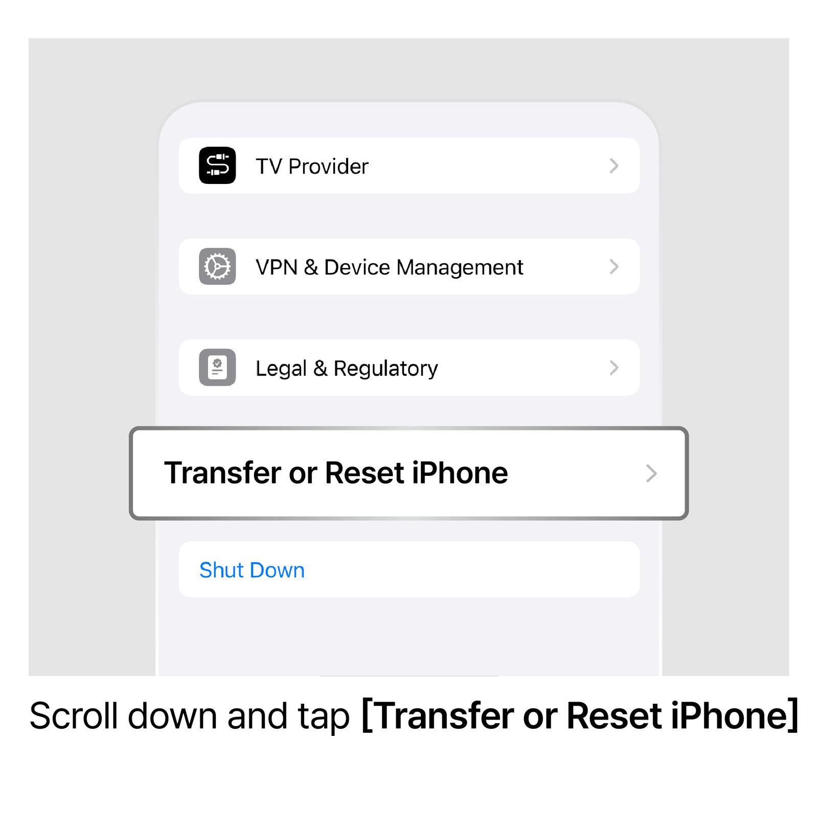 Reset Network Settings